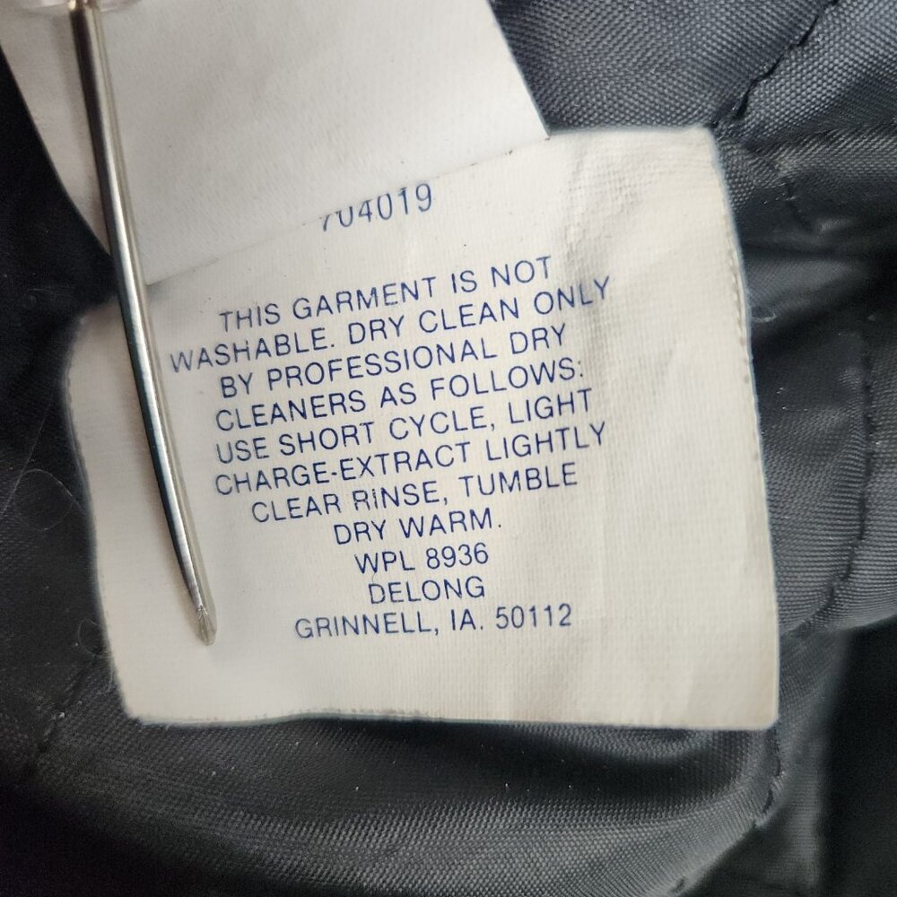 Vintage Bomber Varsity Jacket Men's Large Two Toned Wool 90's Quilted Gorpcore - Picture 12 of 14